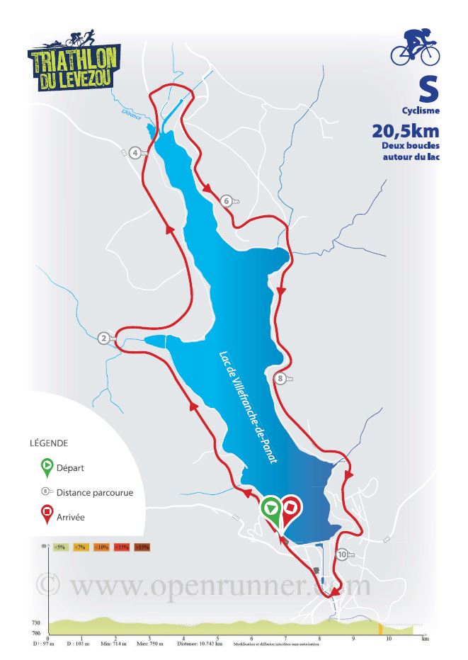 Parcours cyclisme S Para-triathlètes